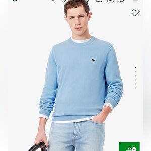 Lacoste men’s crew neck cotton sweater